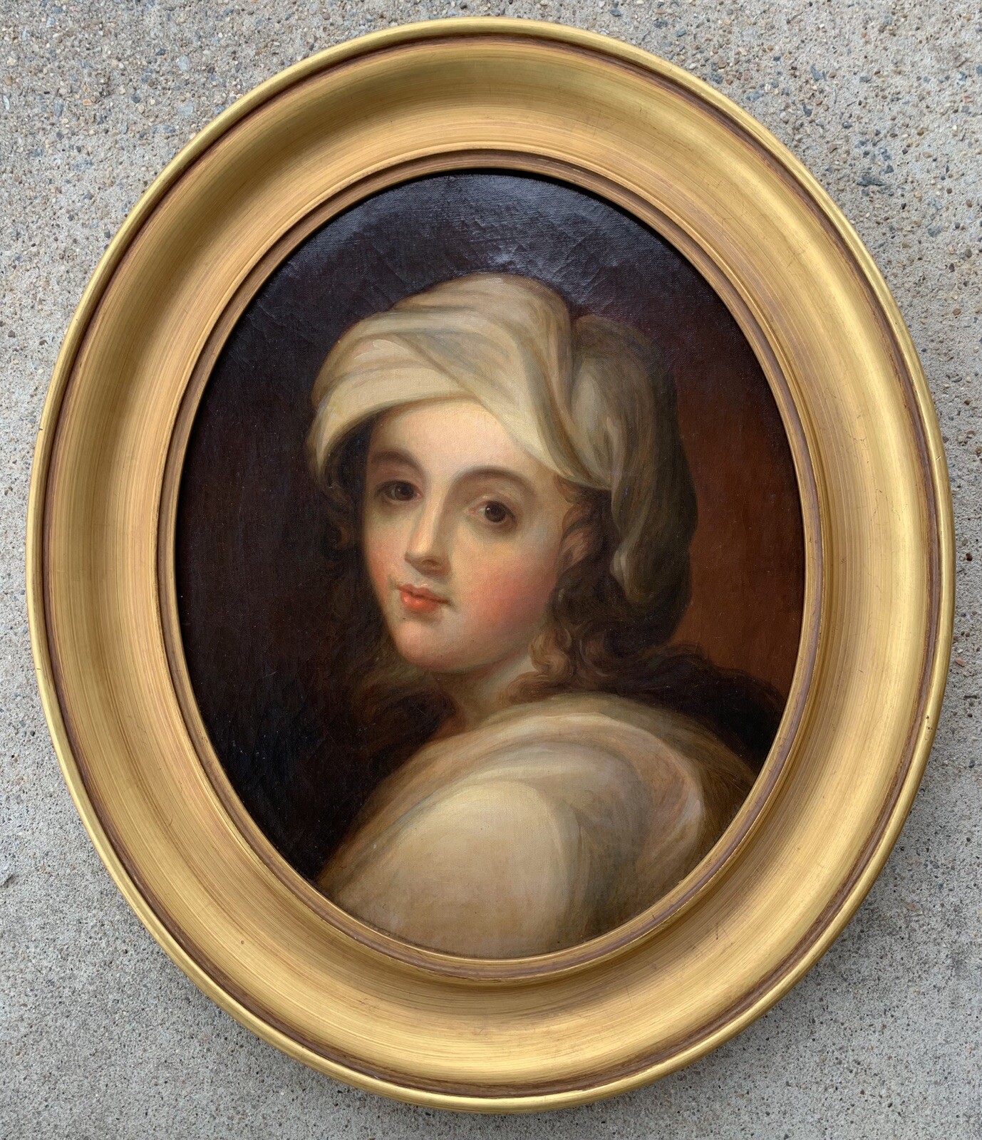 c1850 Oil Painting Beatrice Cenci by Guido Reni Italian Old Master Boston Mass