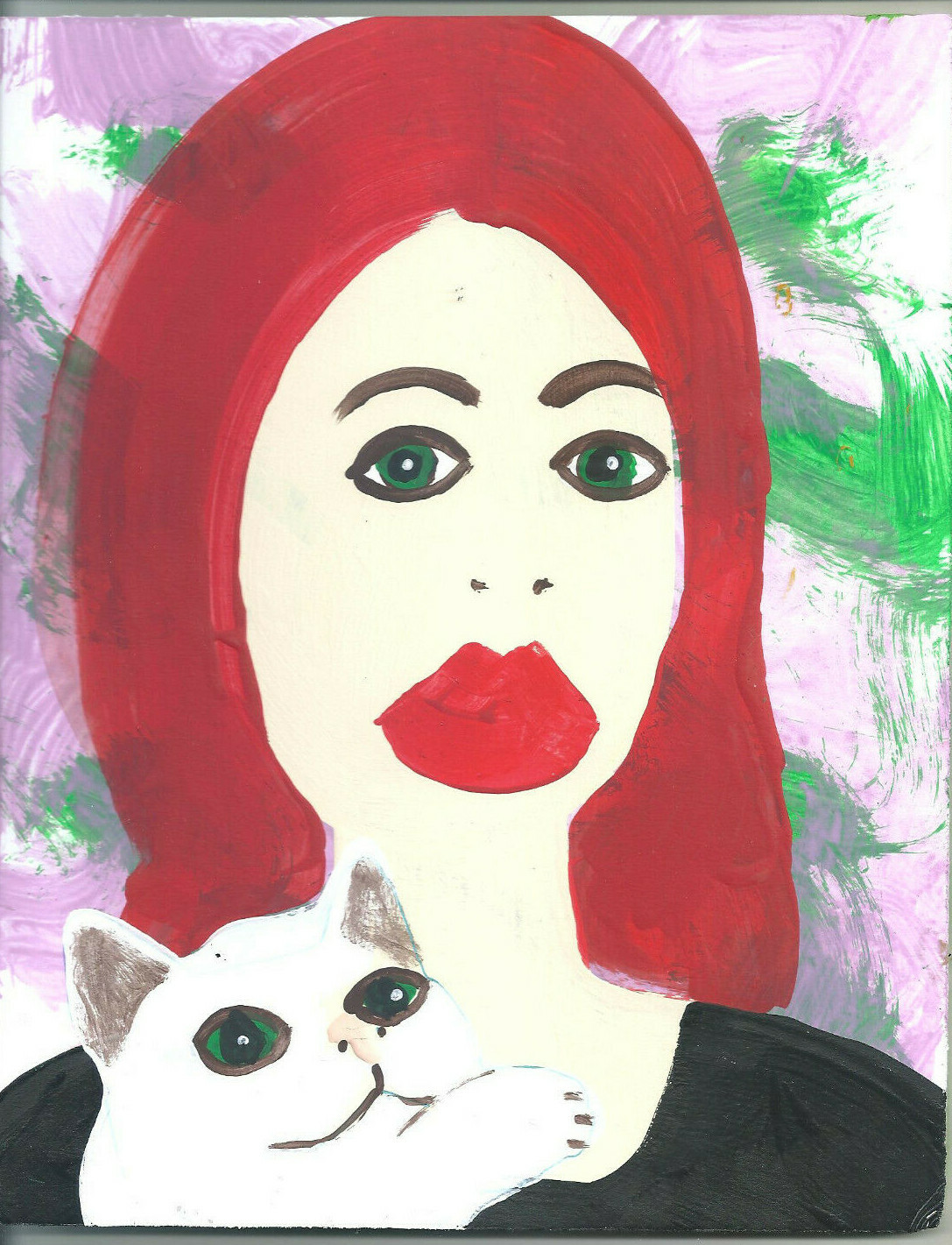 Sonia with Henny by William Mayer new york artist surreal impressionist