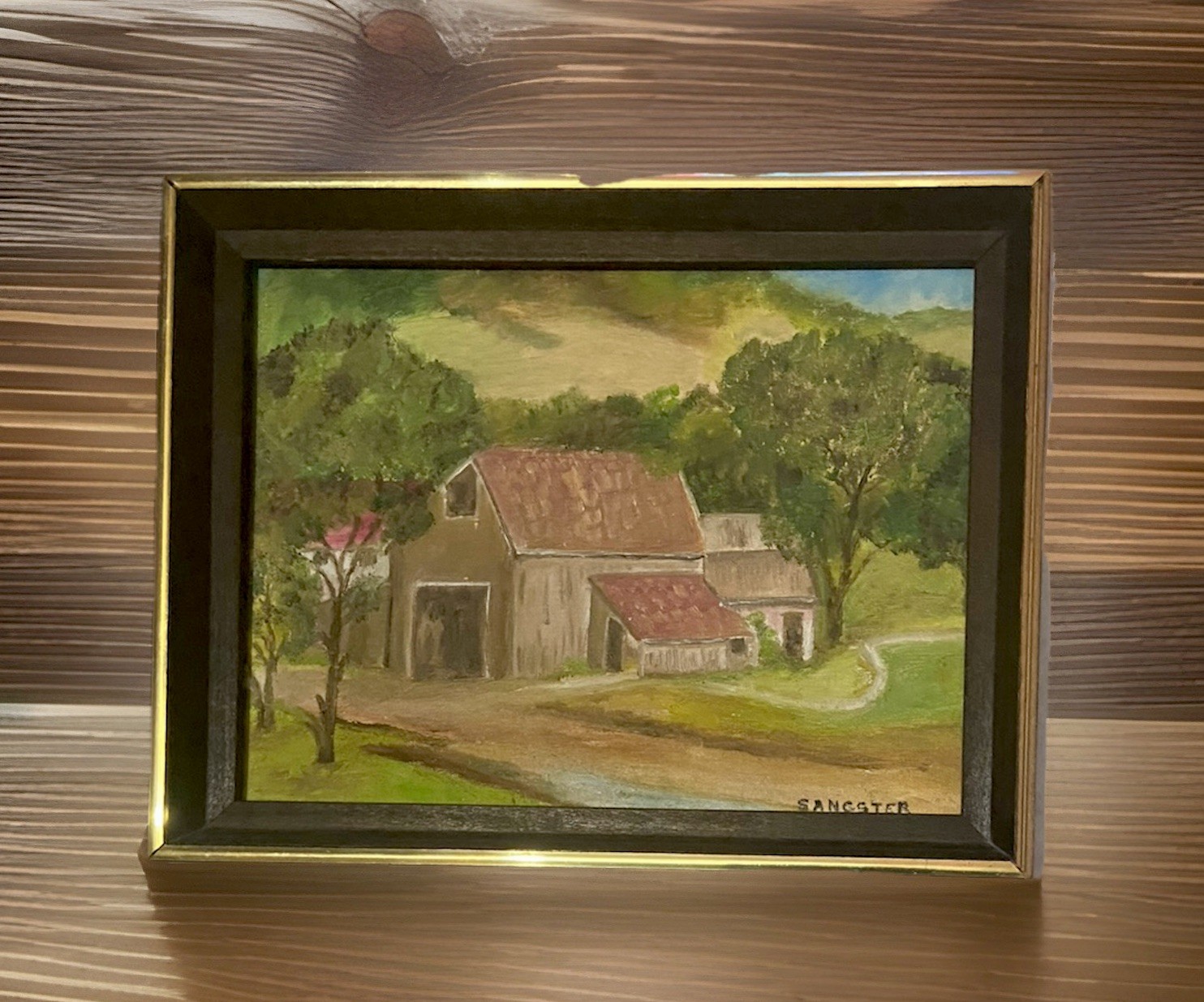 Sangster painting (unknown) 13″ x 10″ with Frame