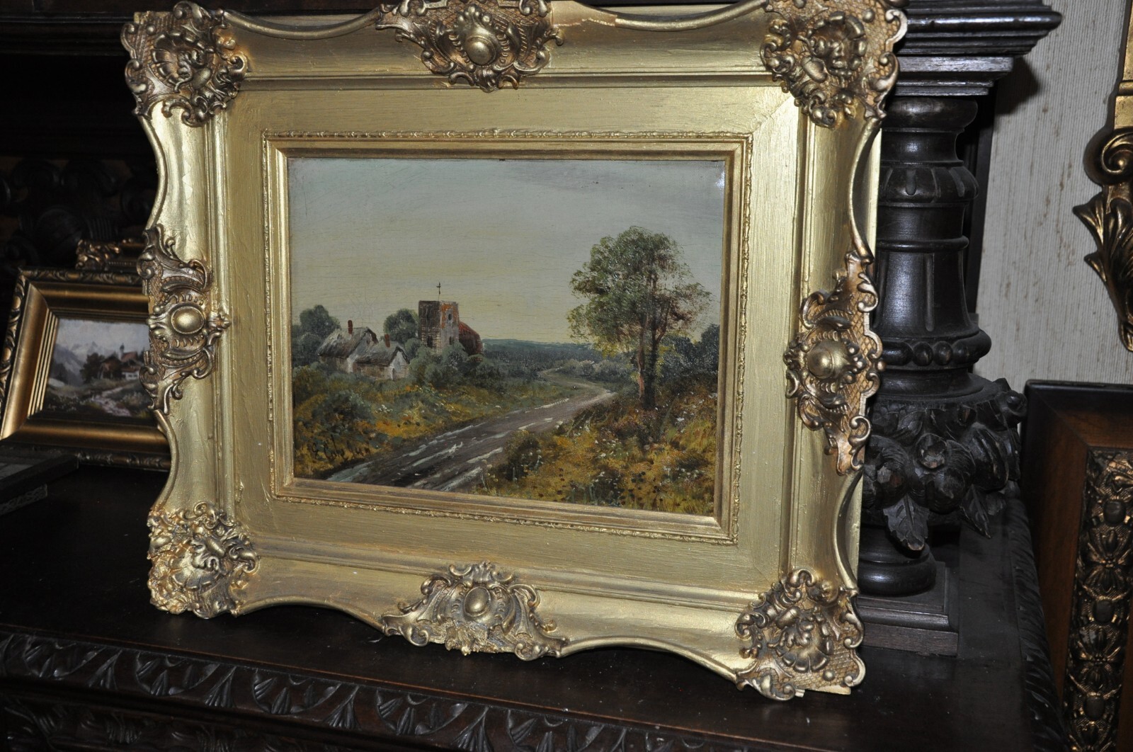 19th Century landscape Well Listed Artist: Edwin Cole 1868-1935