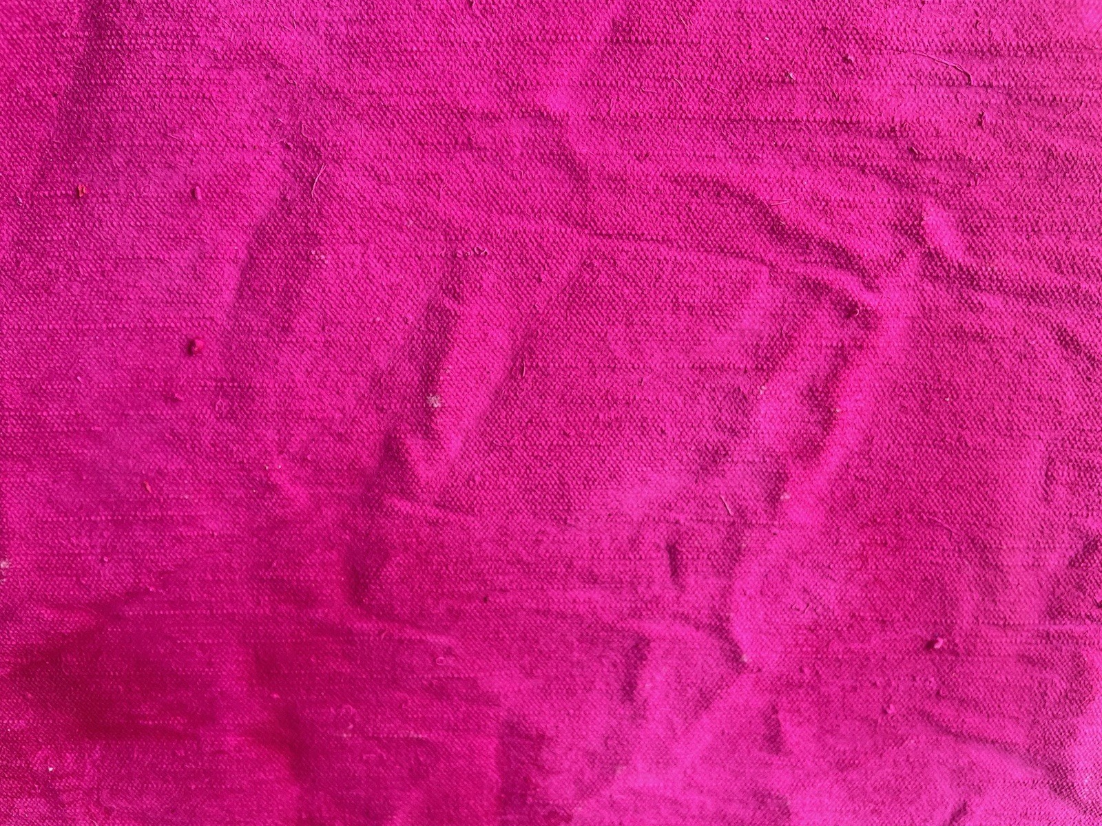 Yes Klein Style of Pink Monochrome Canvas Abstract Painting Art Original A100