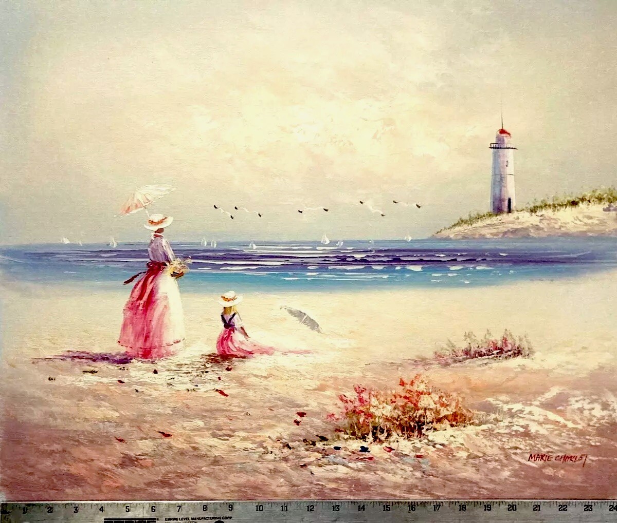 Seaside Mother and Daughter