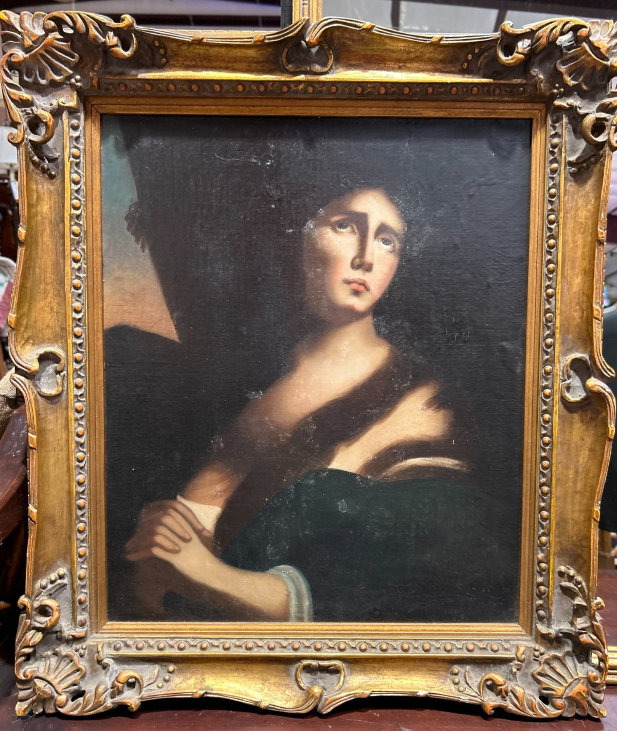 Maddalena Italian School 19th Century – The Penitent Magdalene