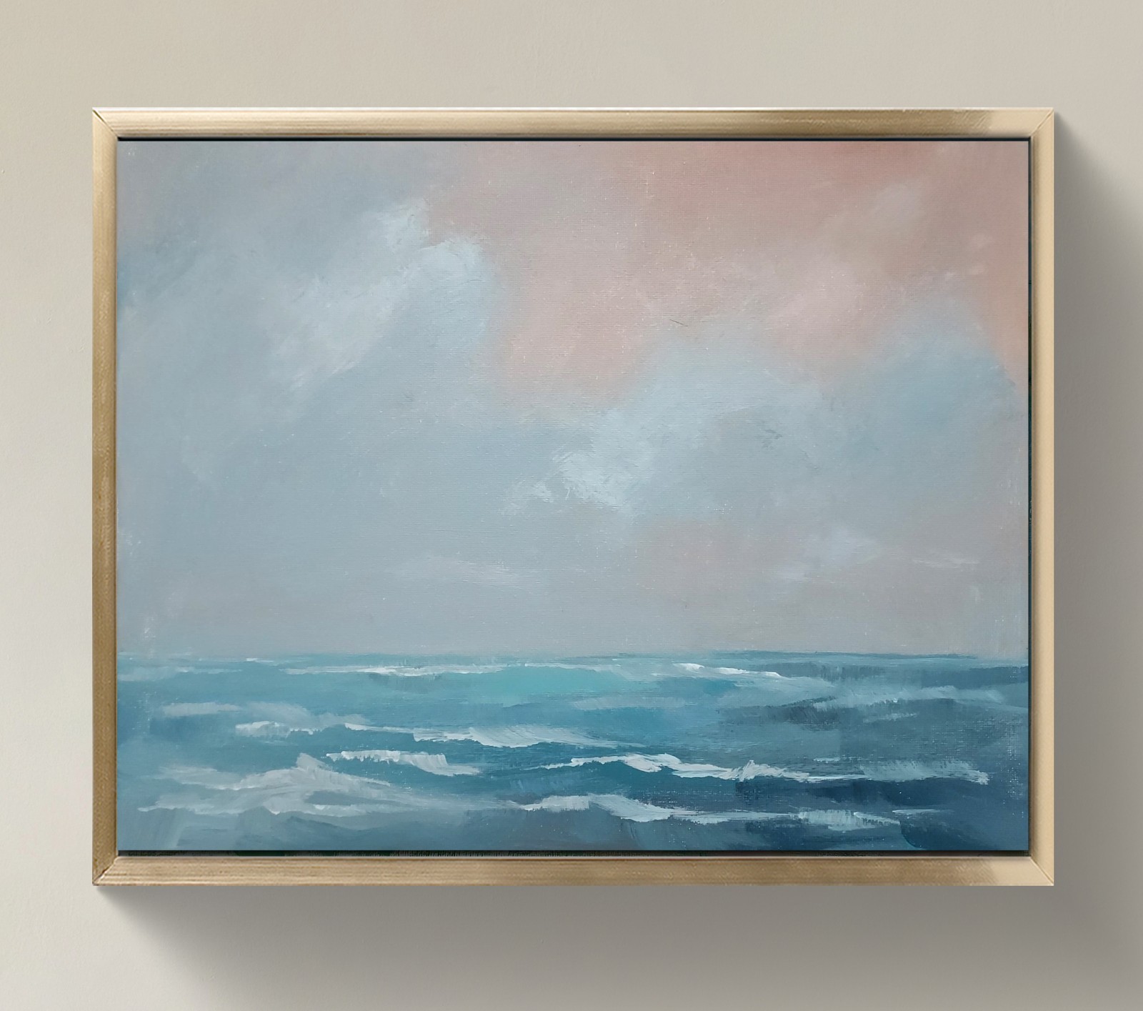 Original Impressionist Painting on 11 in x14 in Canvas – Signed by the Artist