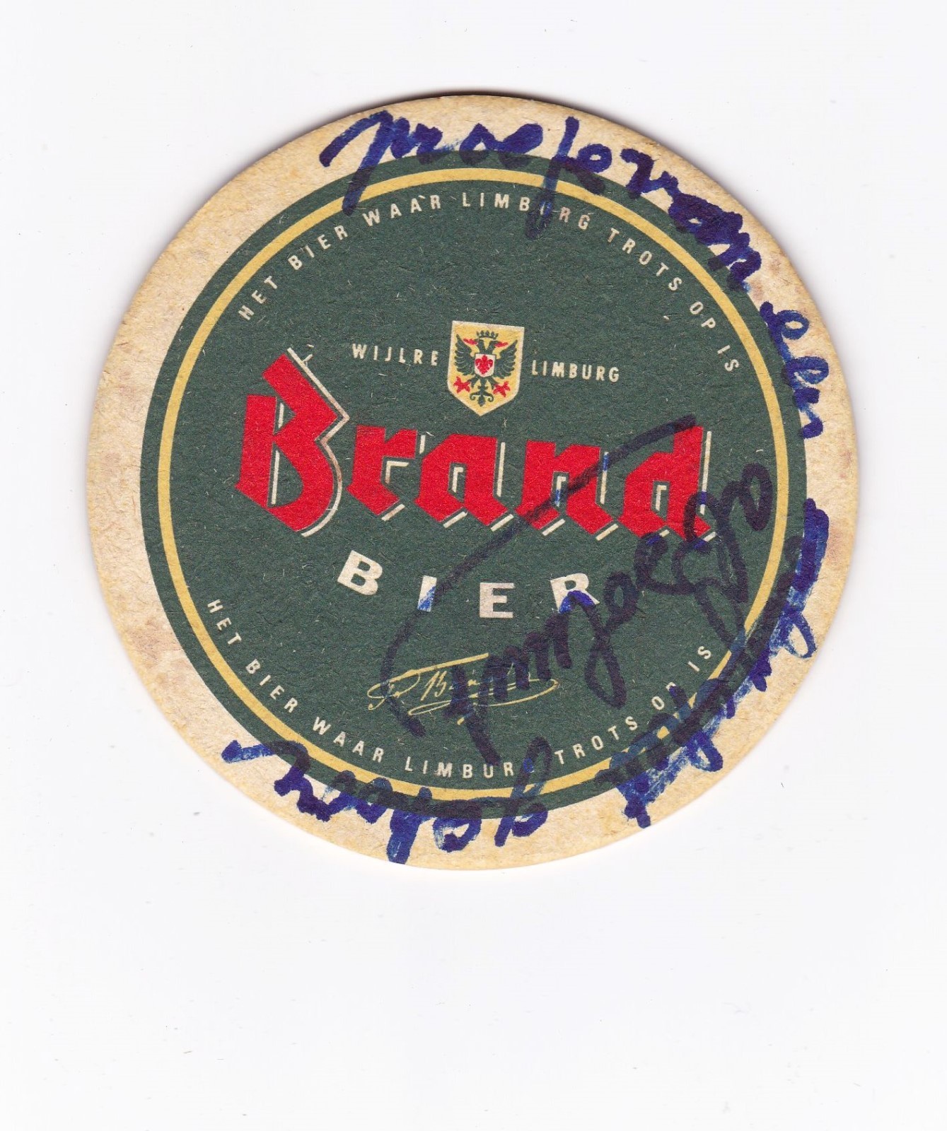 25x art work Gerard Fieret, painting & sketch on Brand beer coaster / bierviltje