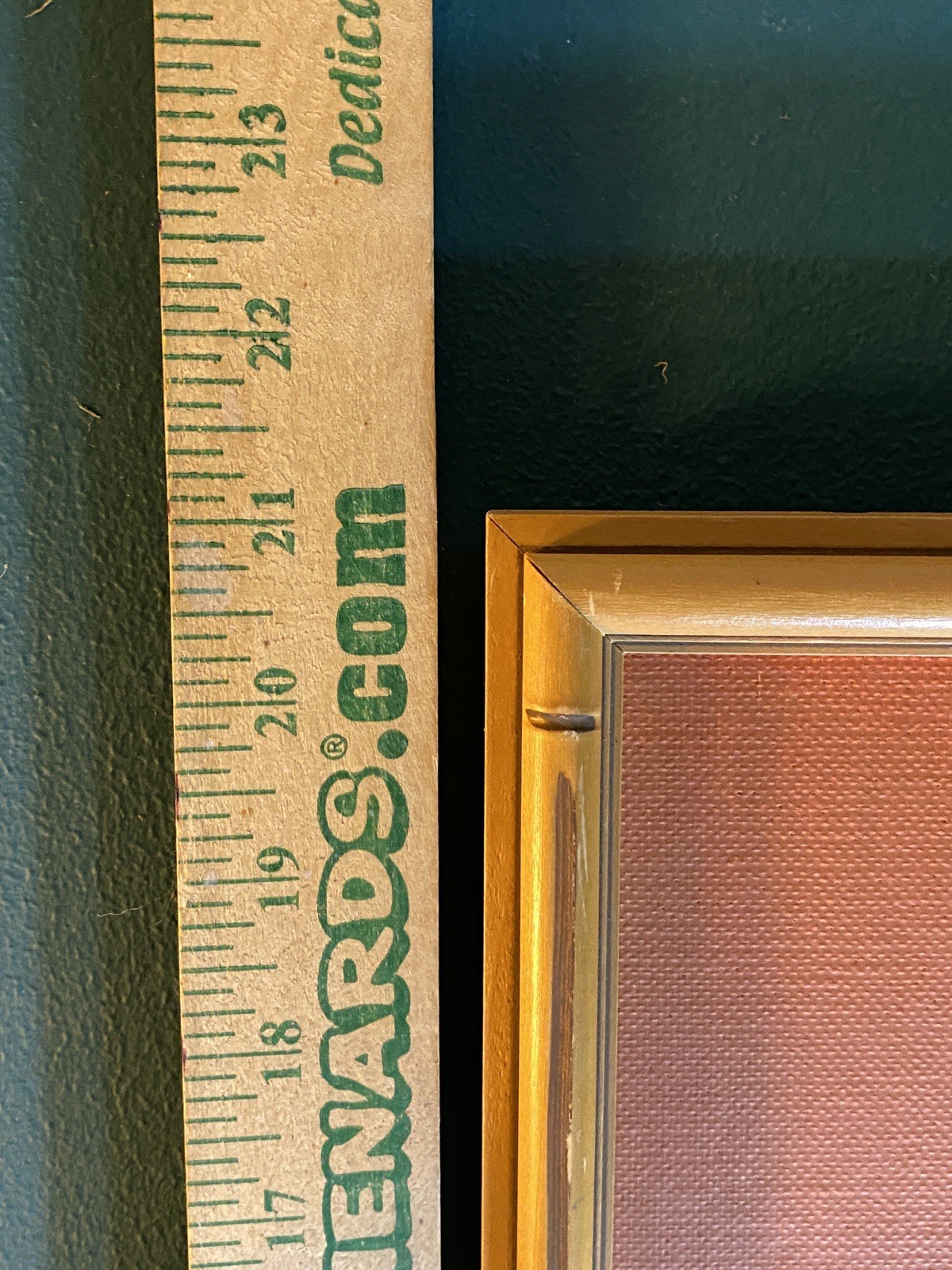 MCM Tiki Painting In Bamboo Style Frame By Ron 11” X 21”