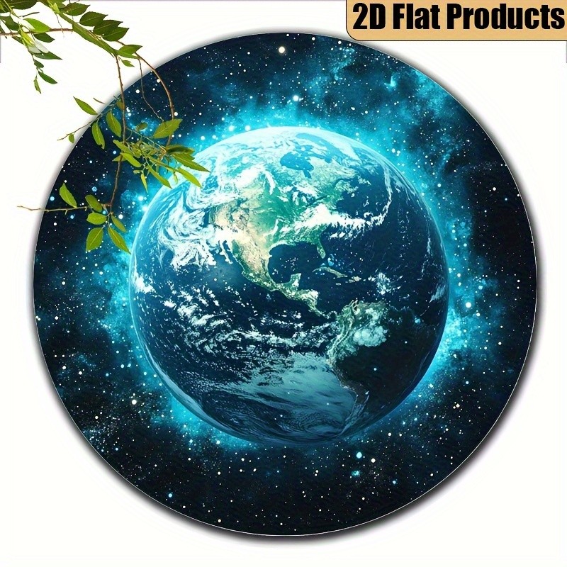 Earth and Stars Night Sky Planetarium Poster