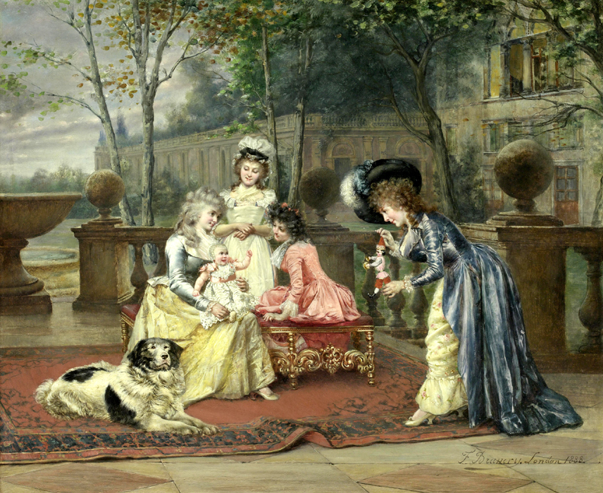 Art Giclee Printed Painting Print Classical European palace Home Decor Canvas