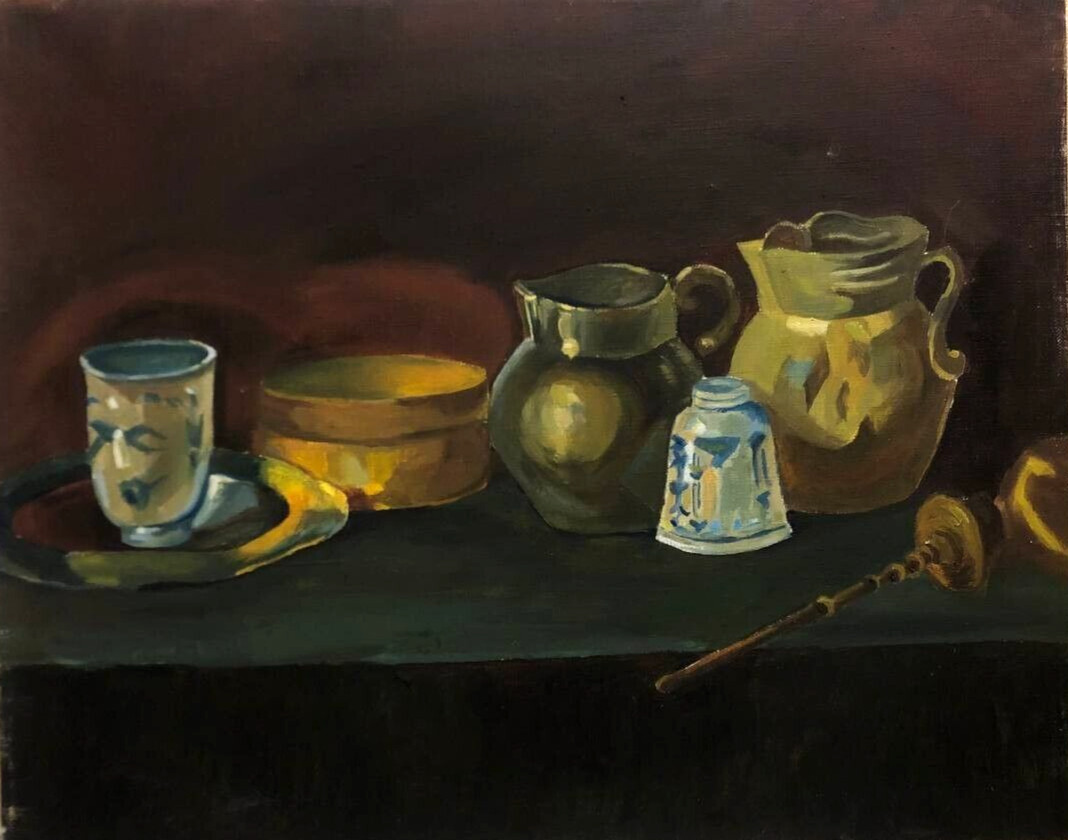 Painting on canvas, oil paints by Ukrainian artist «Classical still life»