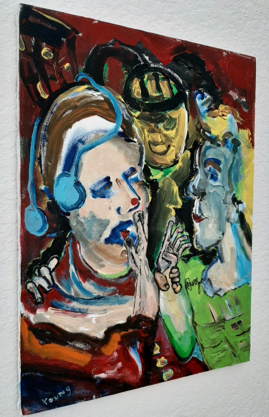 Burt Young, Rocky «The Slap” Original Painting 24″ x 18″