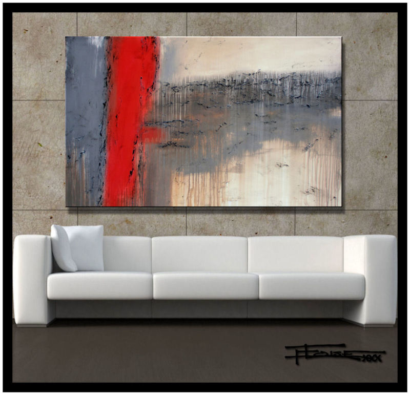 ABSTRACT CANVAS PAINTING Direct from Artist USA Large ELOISExxx