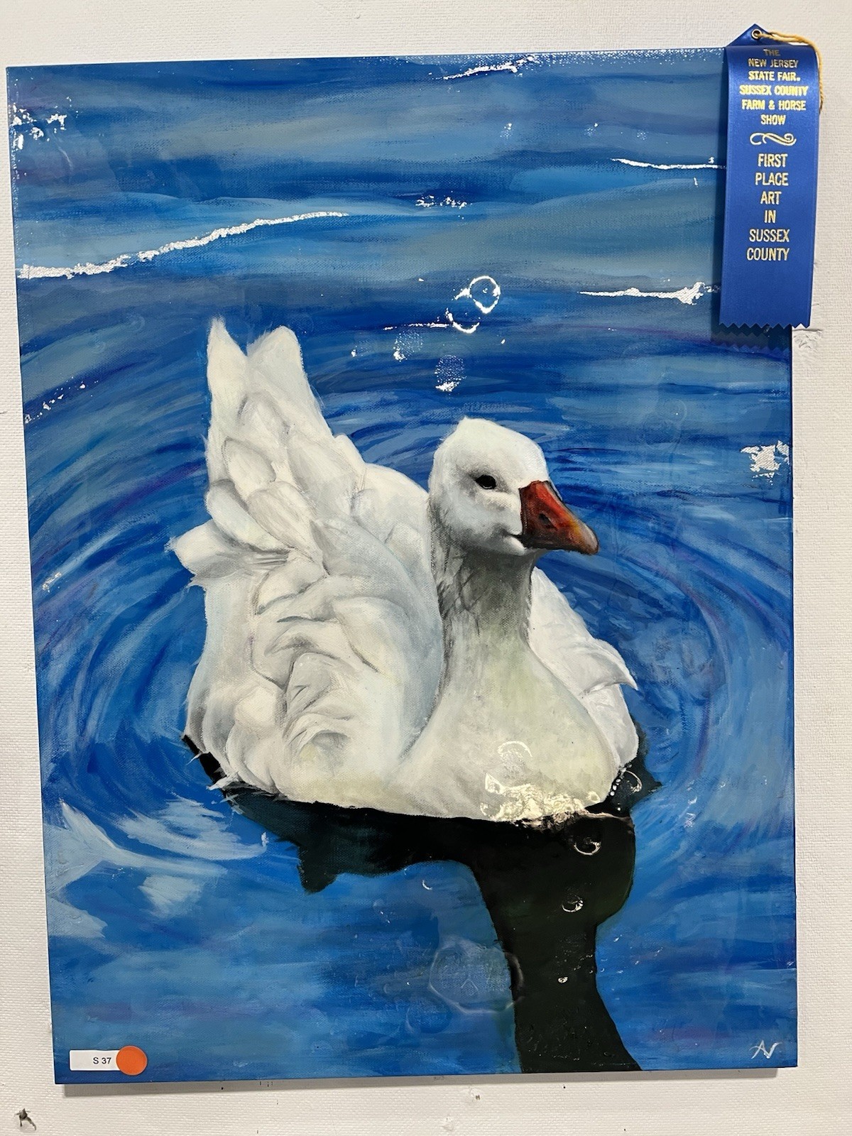 White Duck Painting