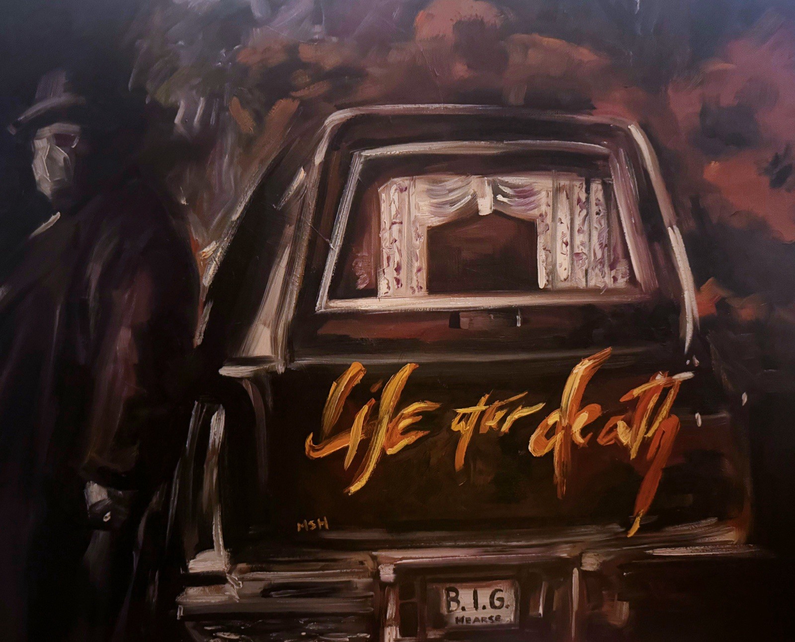 NOTORIOUS BIG “Ready To Die” Original Hip Hop Oil Painting