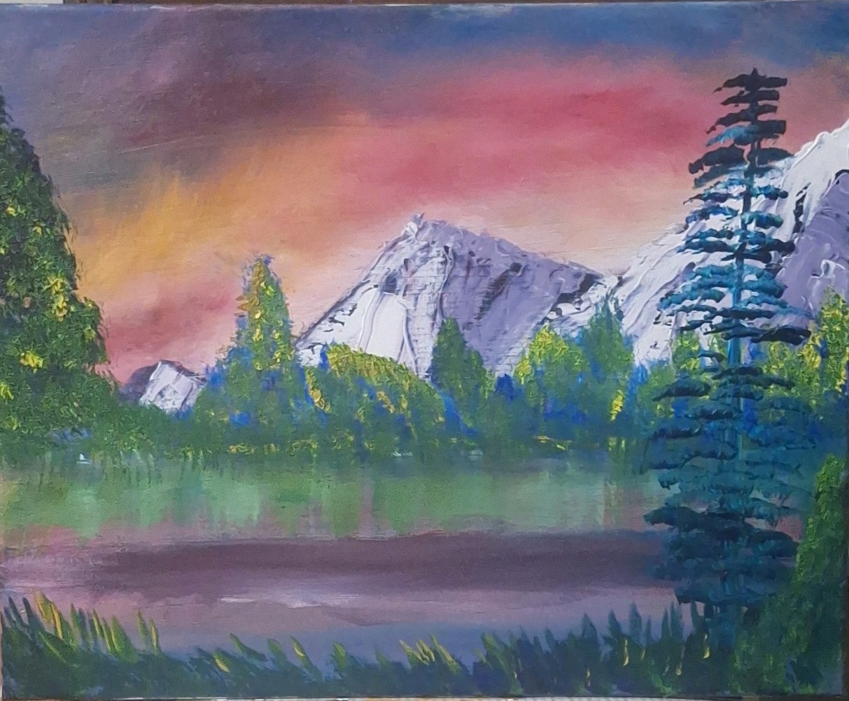 Hidden Places 12, Acrylic Painting – 16×20 Hand Painted Artwork on Canvas