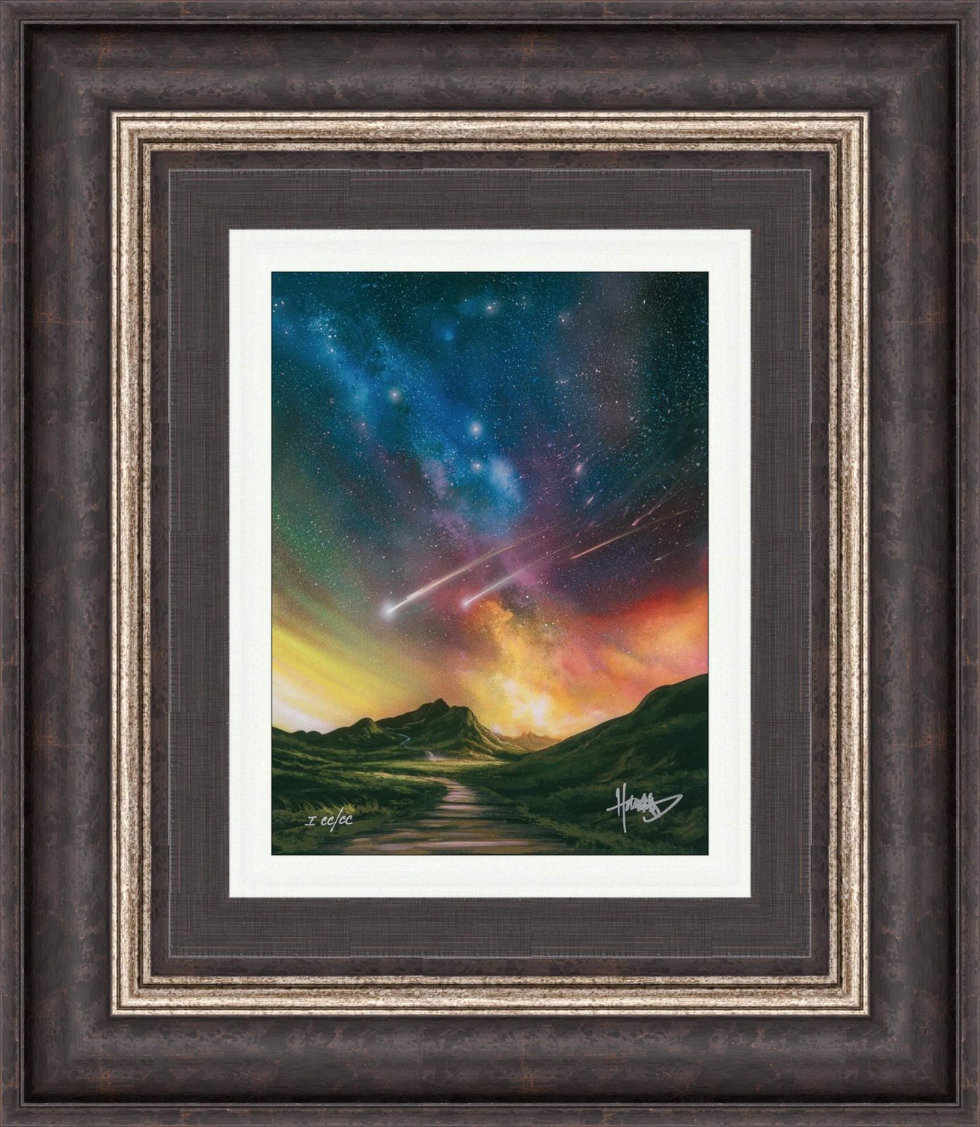 NEW ASHTON HOWARD «Dusk Trails» on Dye-Sublimation on Aluminum Signed-COA