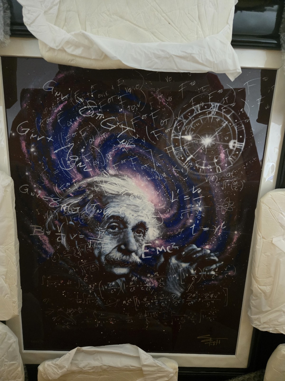 Inspiration Of Theories By Stephen Fishwick Dye Sublimation On Aluminum