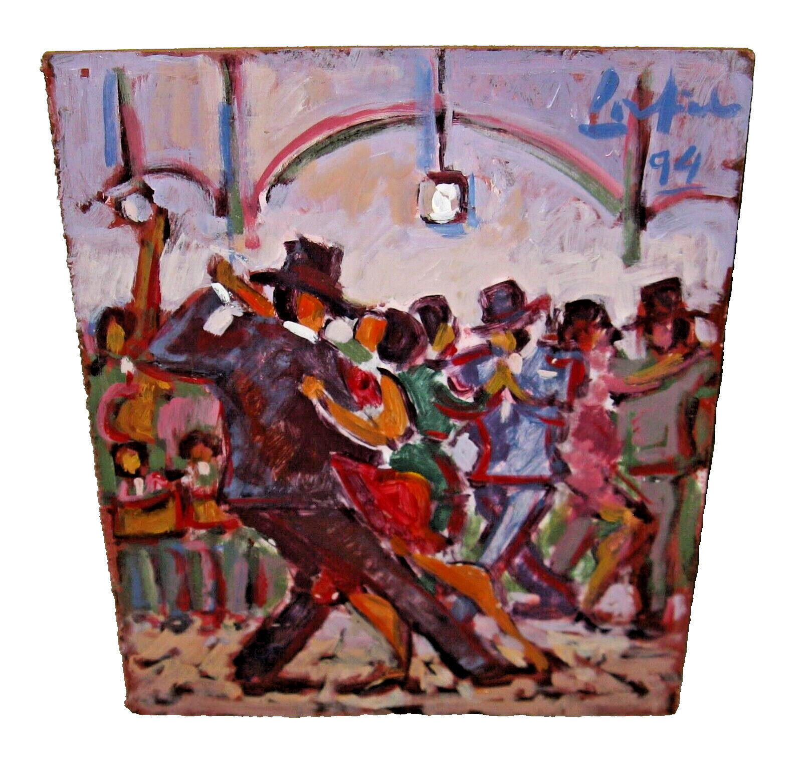 TANGO DANCERS by IGNACIO LOREFICE 1994 Italian-Argentinian Buenos Aires