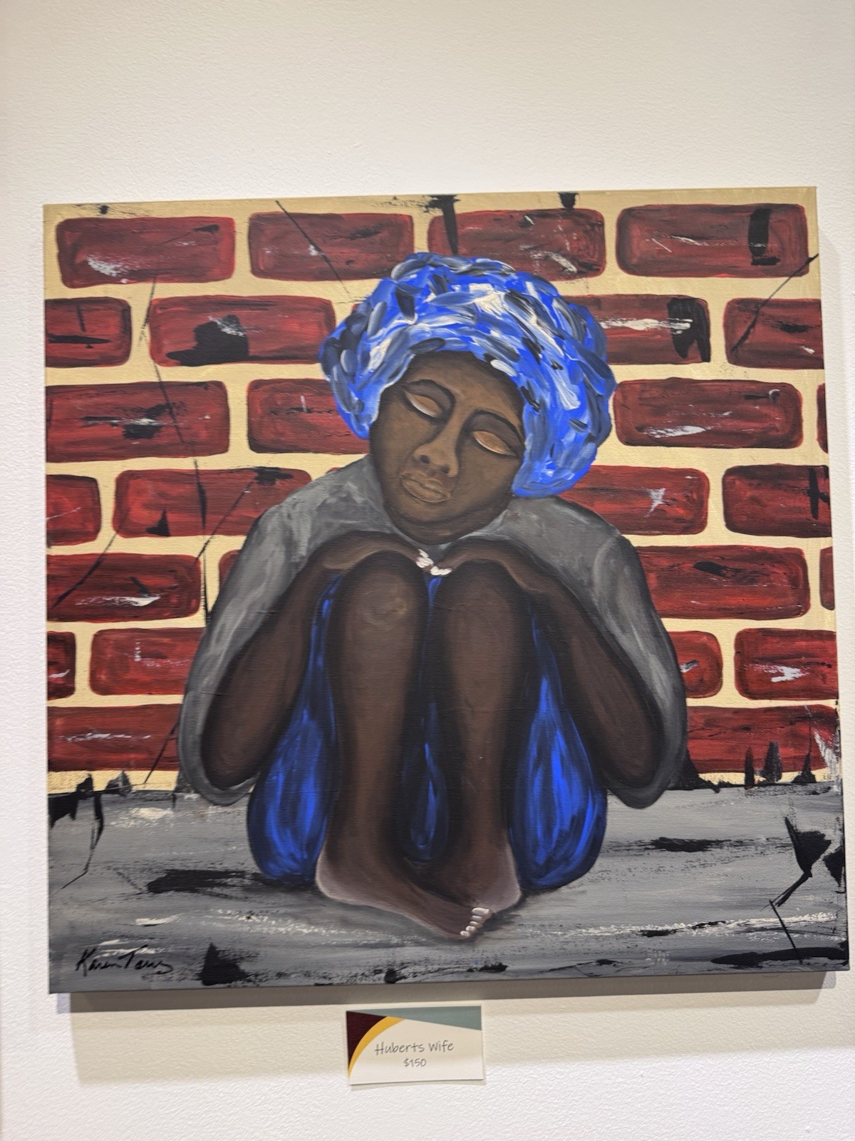 Original Painting 1 Woman 24 in W x 24 in T