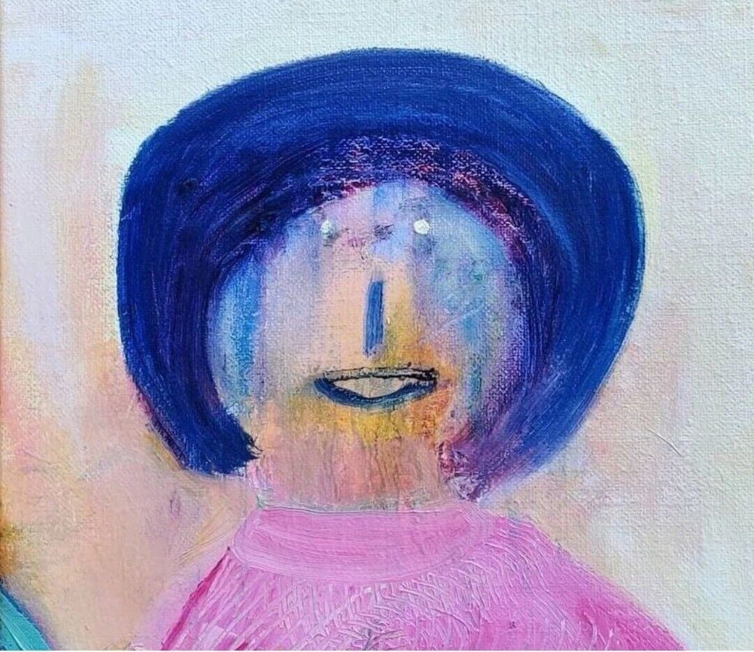My Blue Hat. Dated 2005