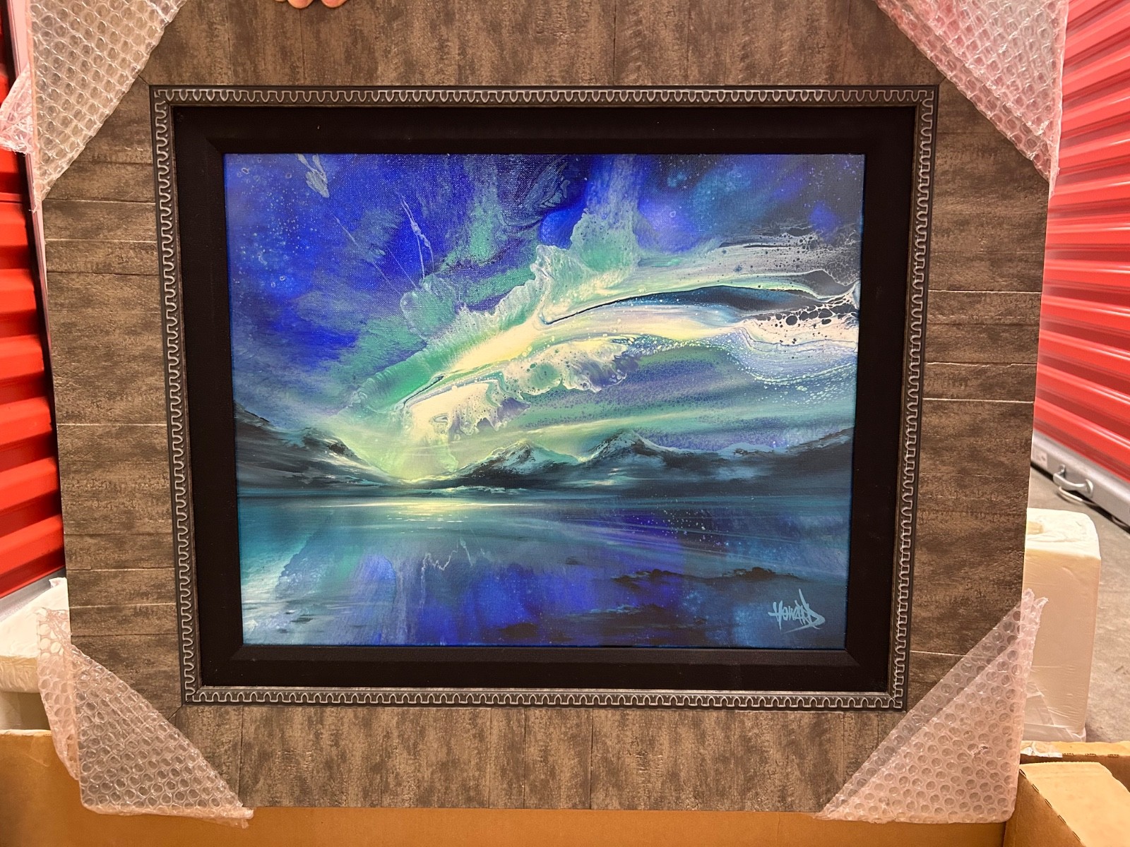 Ashton Howard’s “Dancing Light” One of a Kind Unique Artwork. Acrylic on Canvas