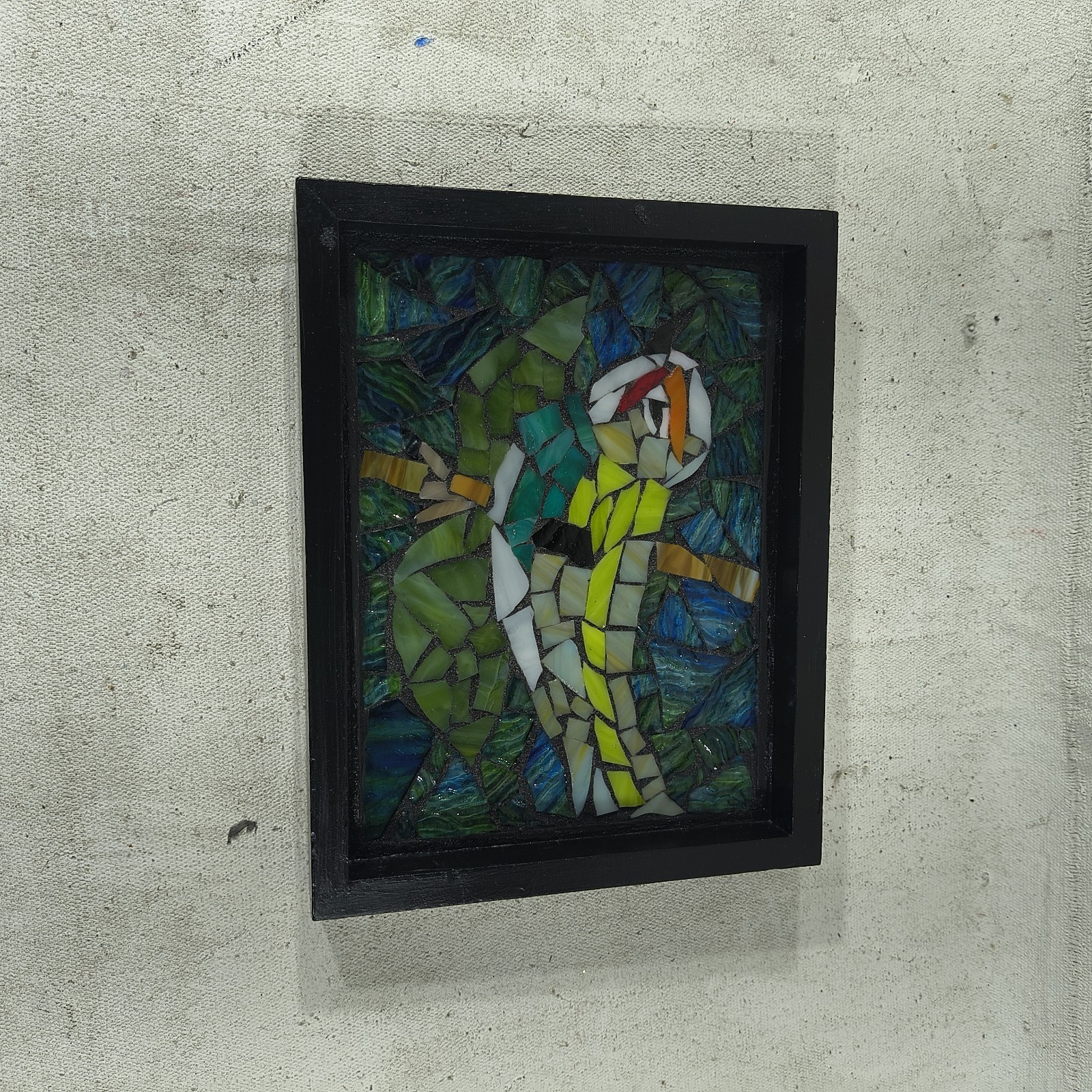 Original Glass Mosaic Artwork «Out On A Limb»