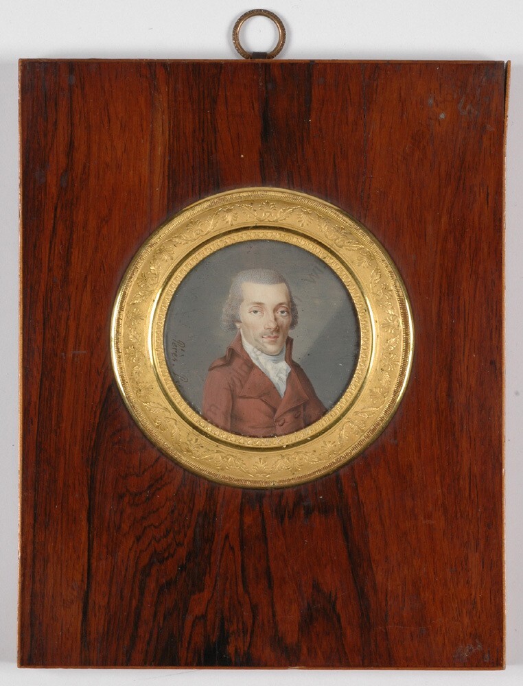 Henri Pérez (active 1790-1815) «Spanish gentleman» rare miniature, ca. 1795 (m)