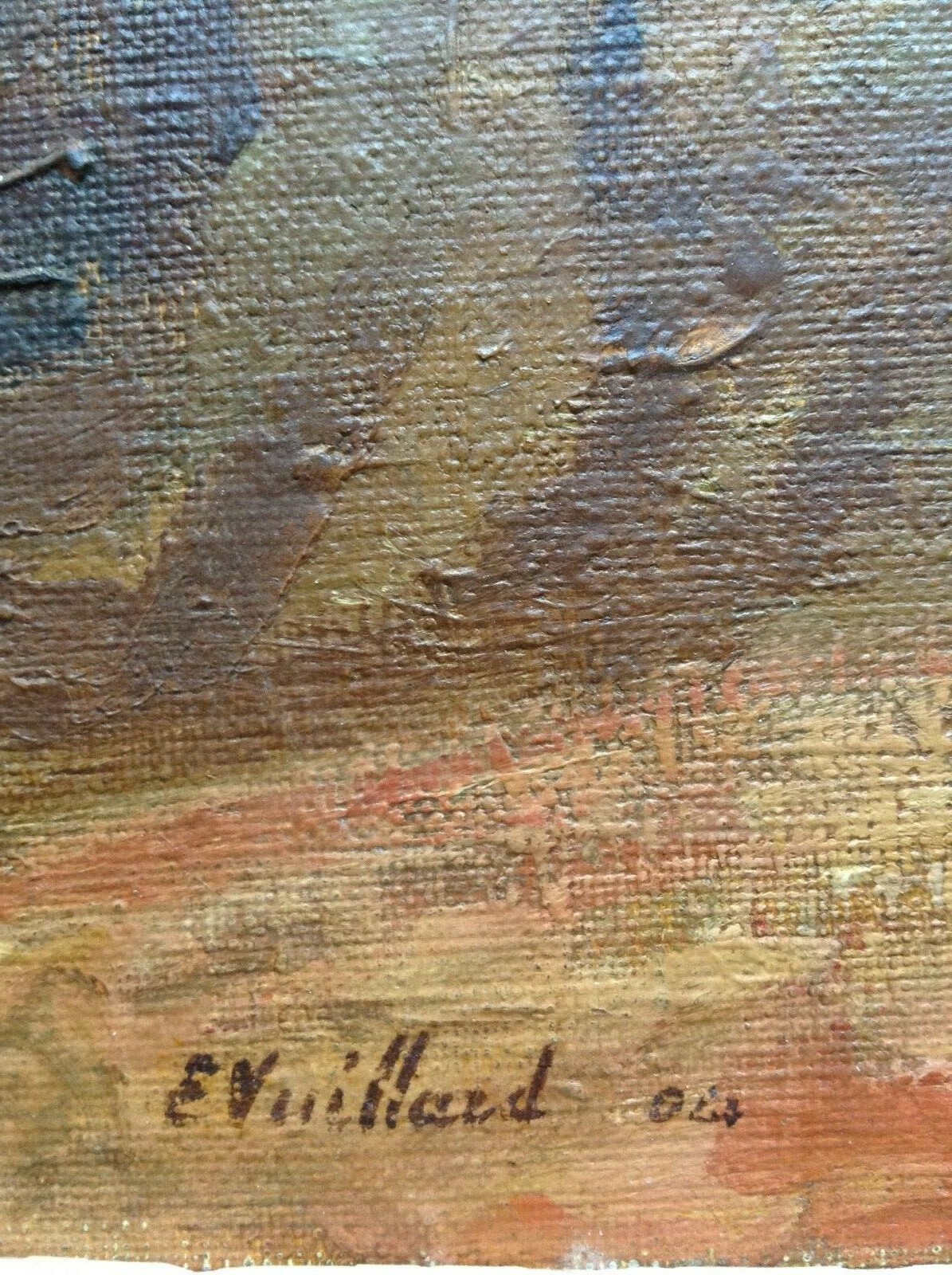 EDOUARD VUILLARD SIGNED IMPRESSIONIST OIL ON CANVAS c.1904 – PARISIAN INTERIOR