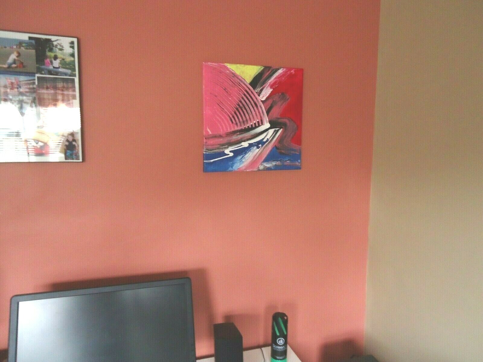 ORIGINAL PAINTING Signed «Wave Maker»14×14 stretched canvas Steven G. Graff