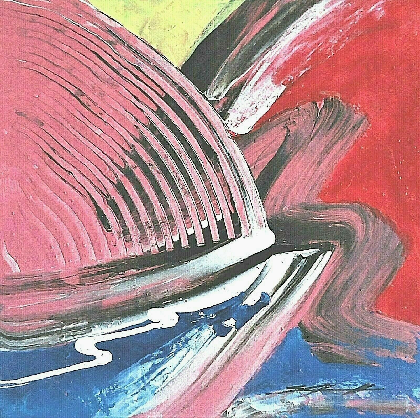 ORIGINAL PAINTING Signed «Wave Maker»14×14 stretched canvas Steven G. Graff
