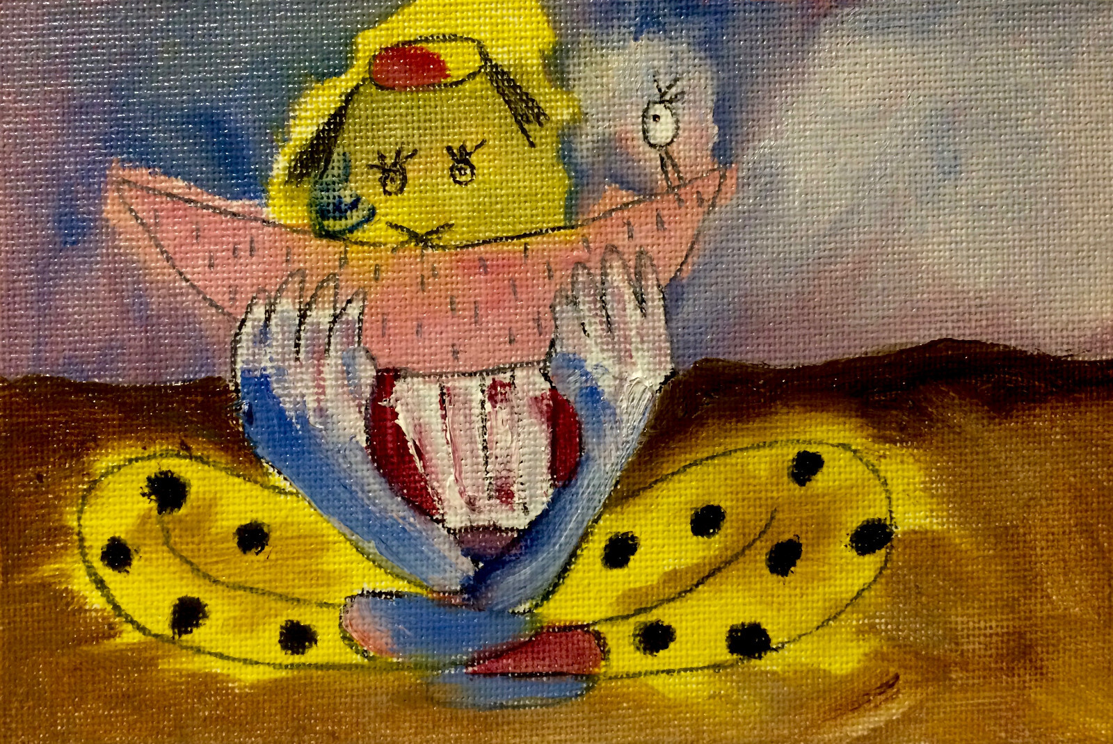 Magic: oil painting on canvas (6″ x 4″)