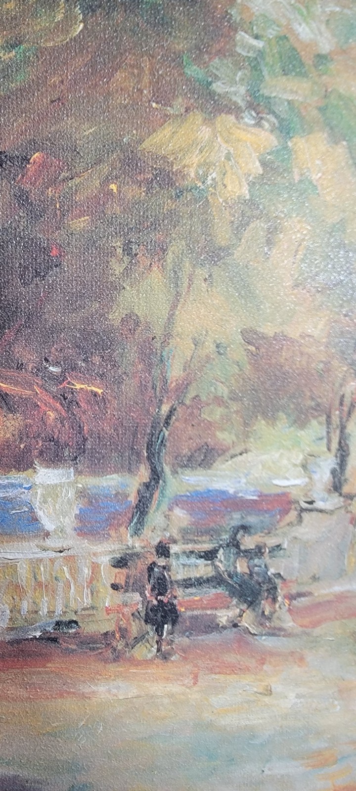 $850 ORIGINAL GICLEE PAINTING LANDSCAPE PARK SCENE SHADOW CATCHERS Park III