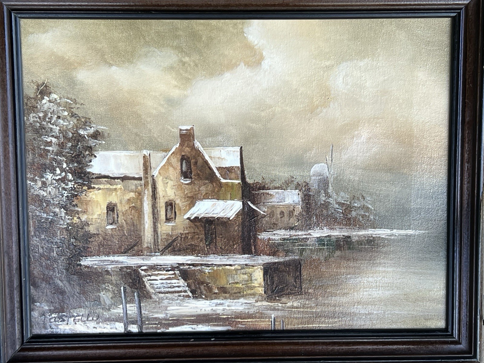Original Oil Painting Signed By I.Costello