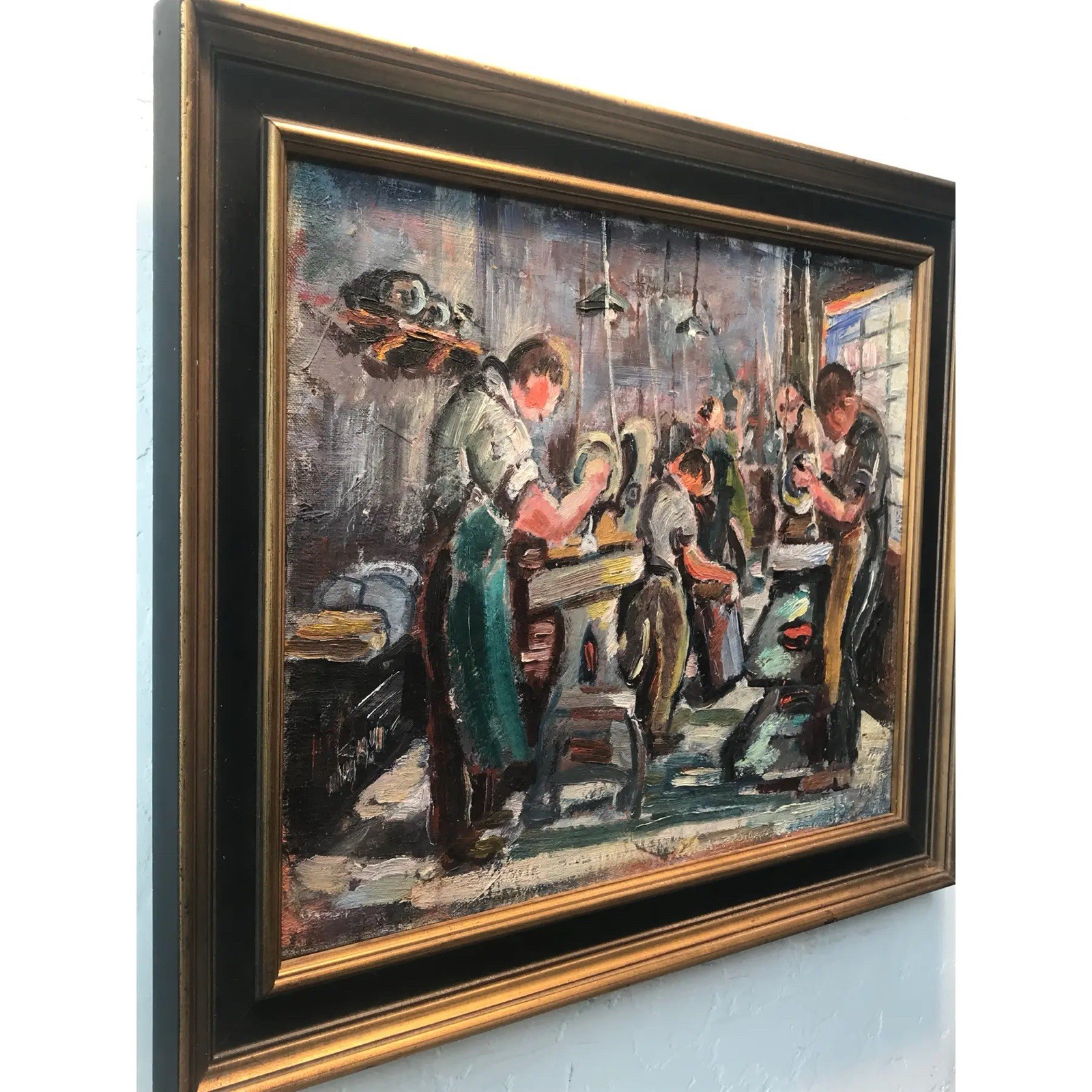 1930s Machine Age Painting- unsigned