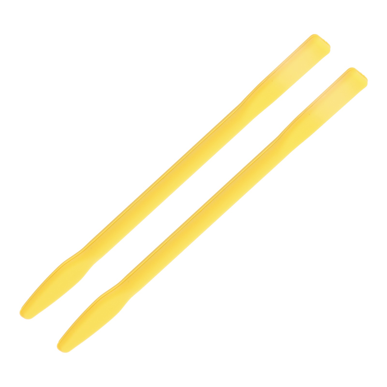 2 Pcs Silicone Stir Sticks 4 Inch Reusable Epoxy Stir Sticks, Yellow