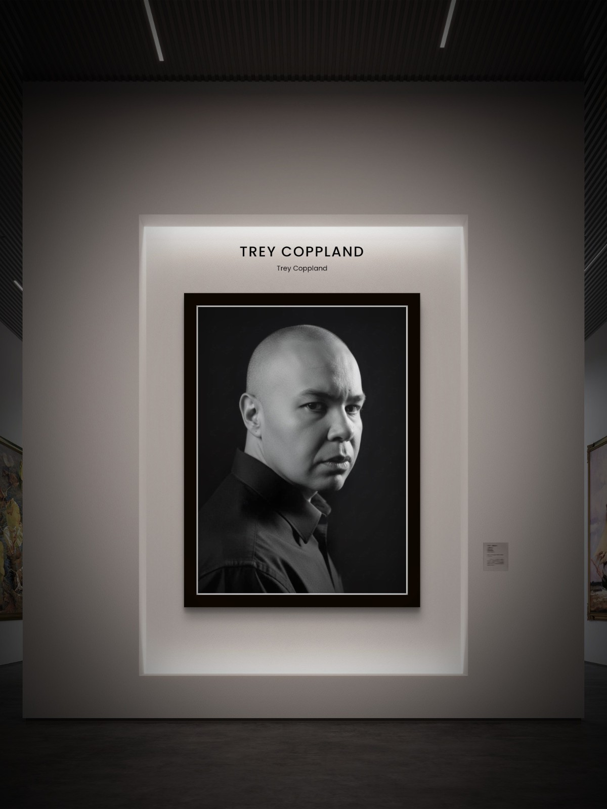 Trey Coppland, Delight Abstract Acrylic Painting, 24×30 in, 2026 Signed