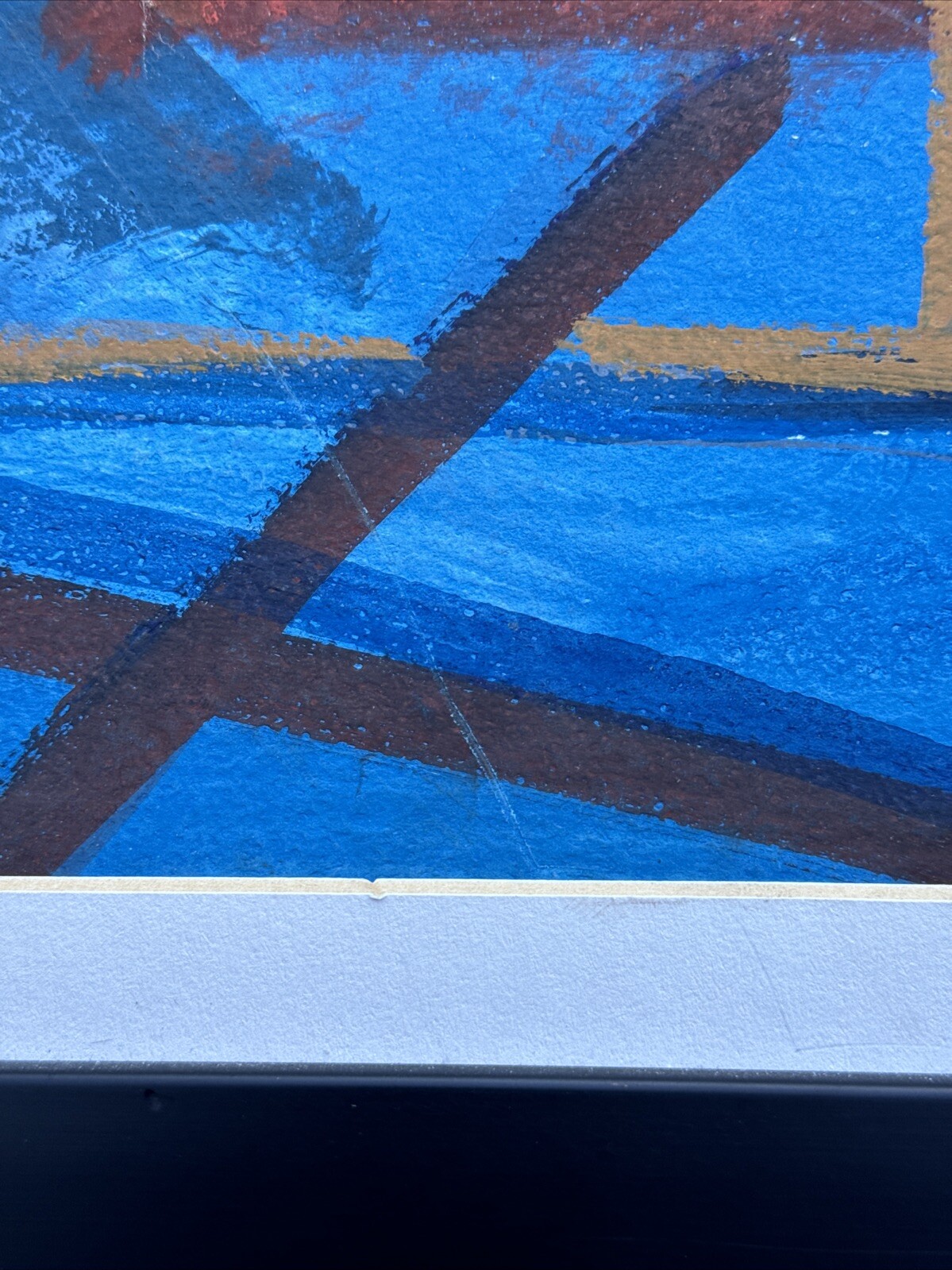 DOROTHY SKLAR PAINTING ABSTRACT EXPRESSIONISM GEOMETRIC MID CENTURY CUBISM 1950