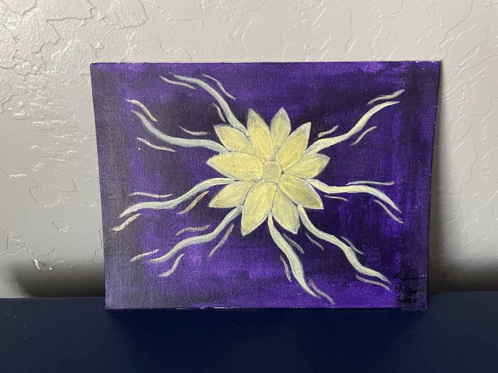 Tangled inspired acrylic painting
