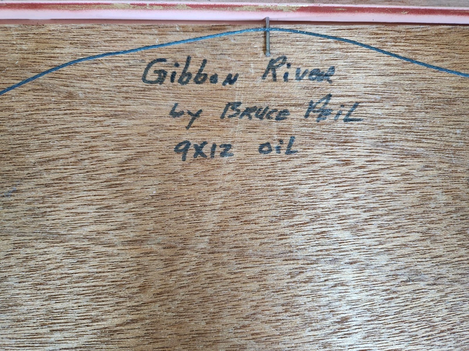 Bruce PEIL Signed Autographed 9×12. Subject Is Titled GIBBON PARK.