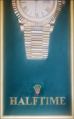 $450.00 – 30″x48″ – «HALFTIME» CANVAS WRAPPED COLORED PRINT FROM ORIGINAL OIL