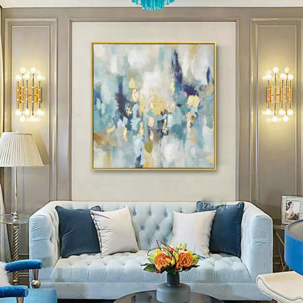 Wall Art Modern 100%Hand Painted Canvas Art For Living Room Decor Abstract Art