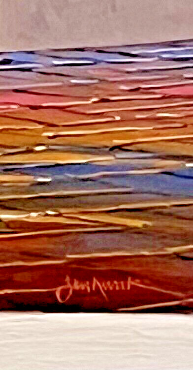 MIKKI SENKARIK “Ristra Shadows” Original Oil Painting Southwest Adobe Chili Rist