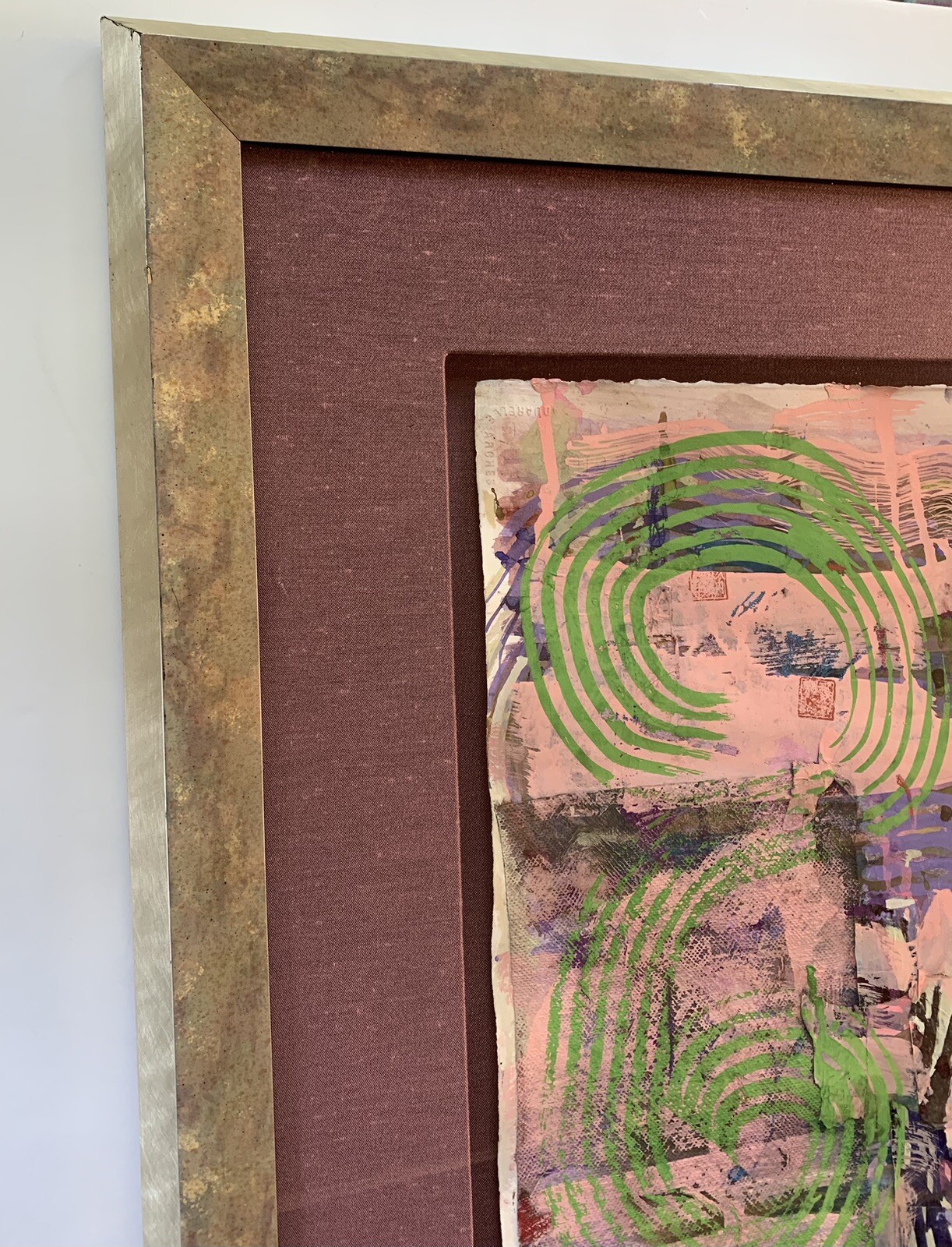 Jeanette Fintz Malay Series Mixed Media Original Painting New York Artist