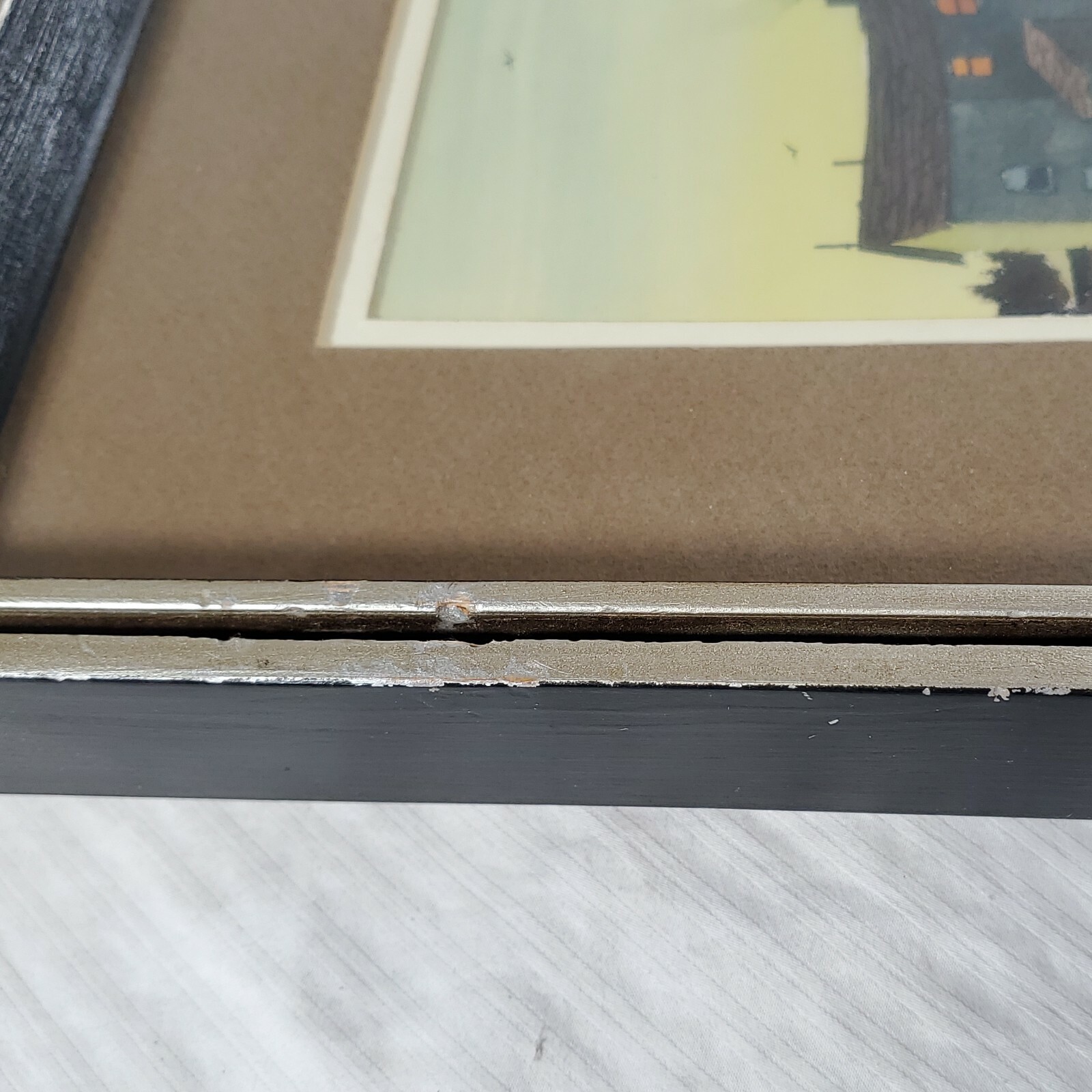 Professionally Framed Gerald V Lilly Water Color «Evening In Colorado» #131