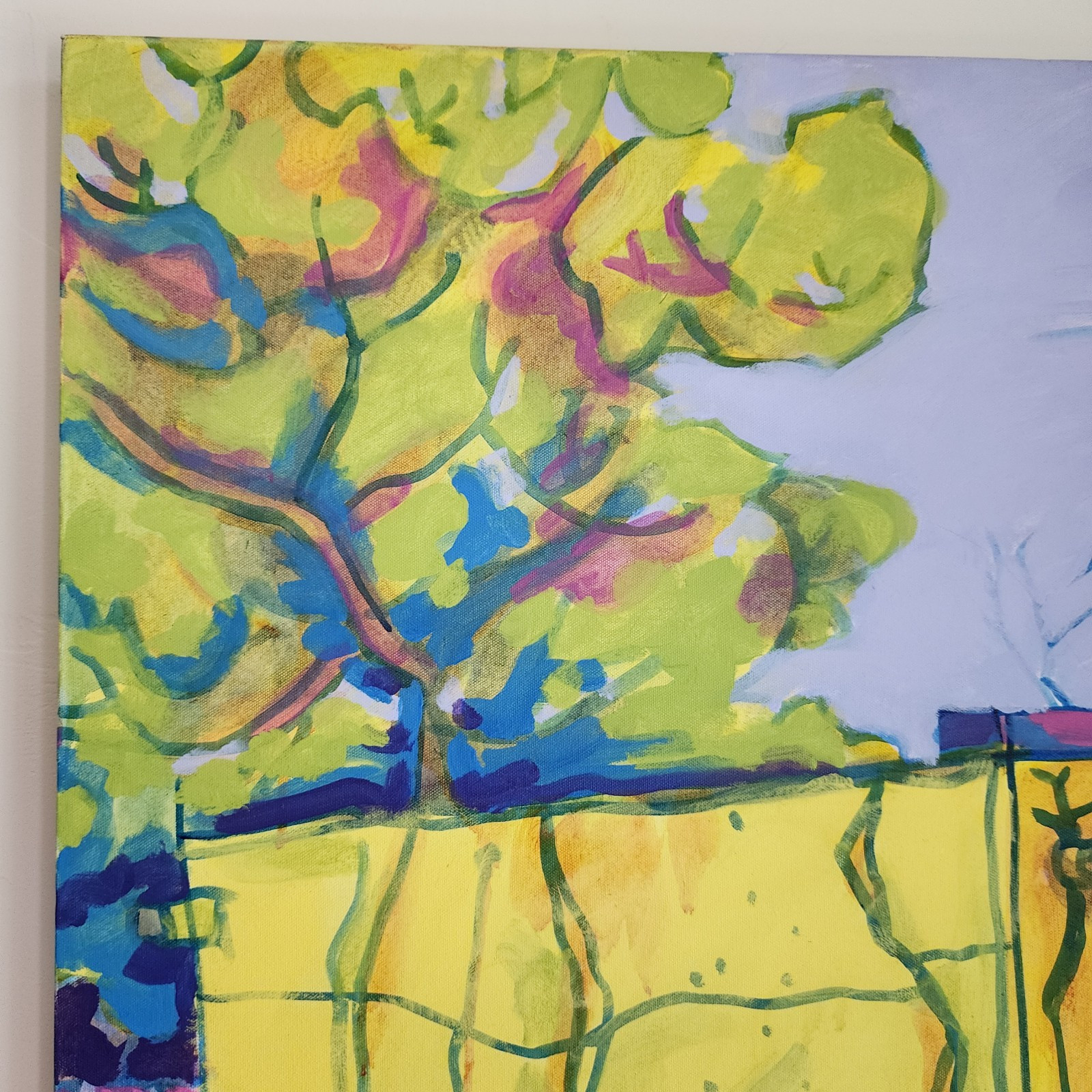 Don Mosbarger Original Acrylic Painting Adobe Southwest Art 30×40 Canvas Signed