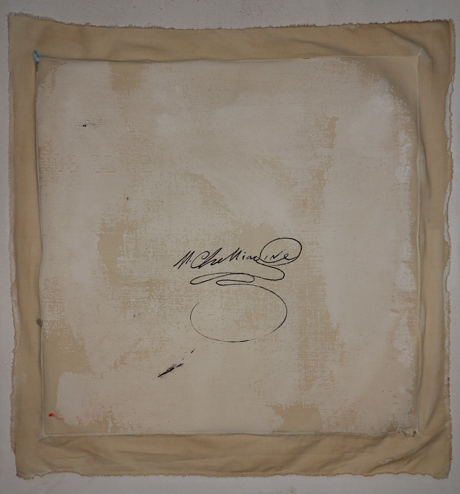 Mihail Chemiakin Signed Figurative Oil Painting on Canvas American Art