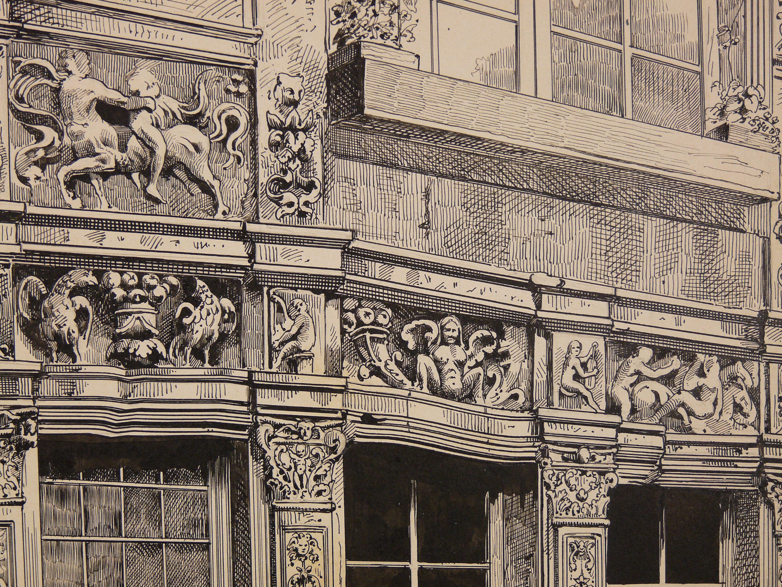 Jacques Maurice Dessertenne (1867-1913) Adam and Eve House, Le Mans (Sarthe)