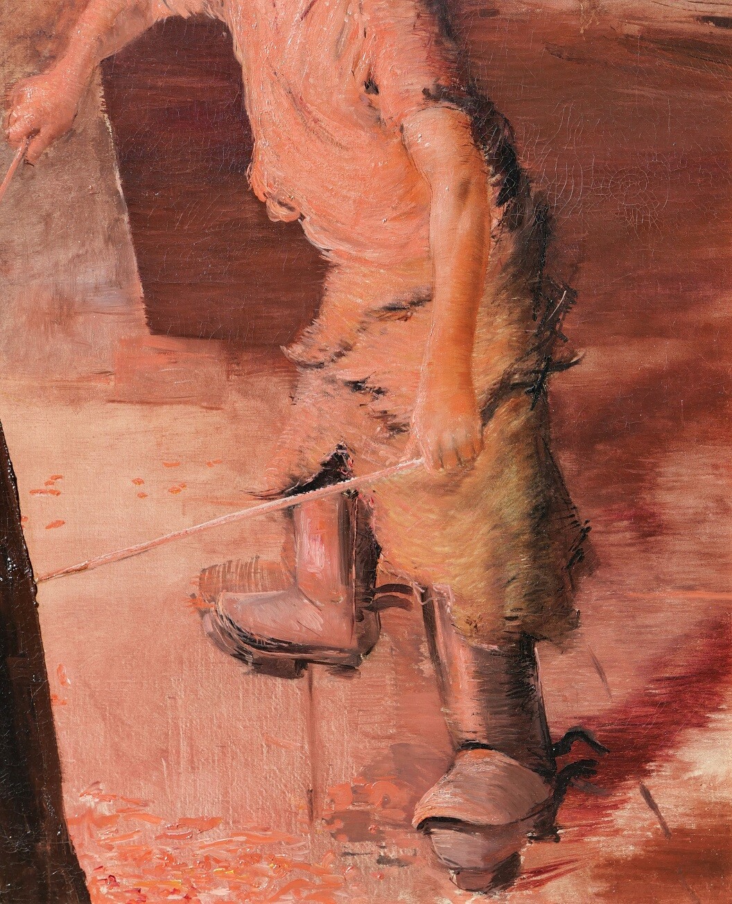 Lucien Jonas, Painting, Industry, Furnace, Foundry, Realism, Worker, Factory