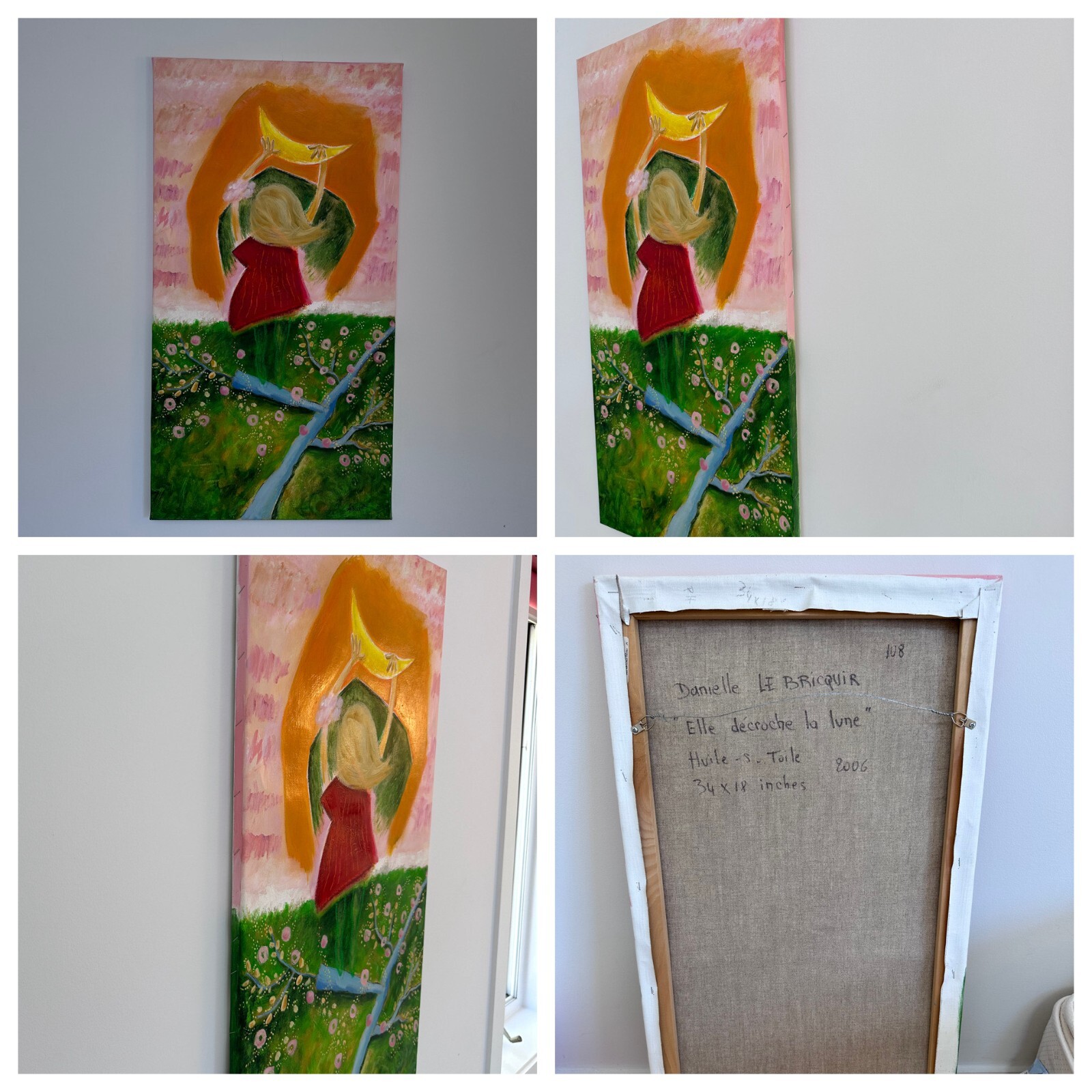 Danielle LeBricquir Set of 4 Paintings ($7,000 Off)