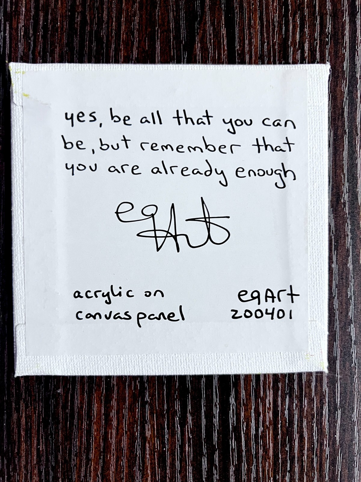e9Art 4×4 yes, be all that you can be, but remember that you are already enough