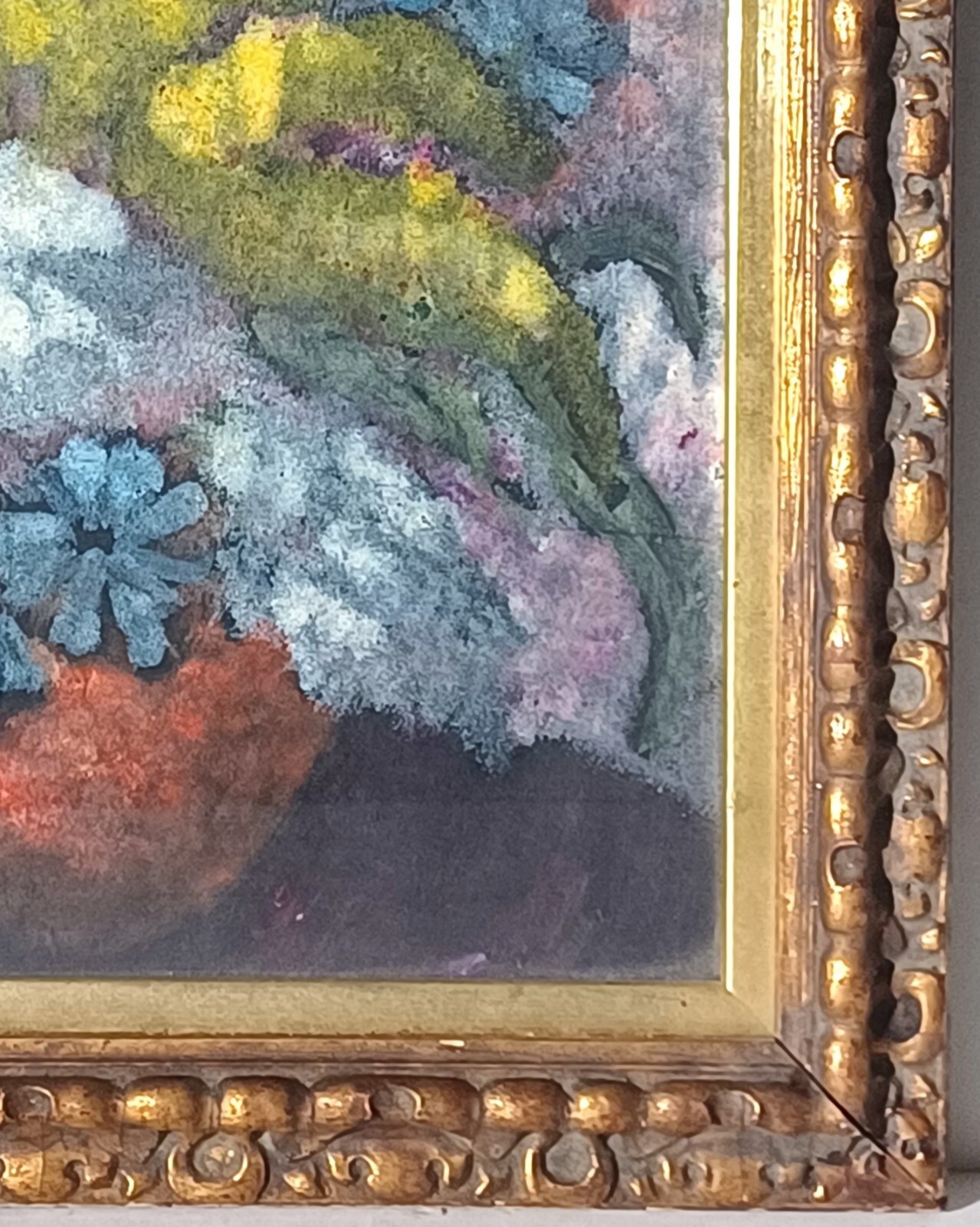 LISTED AMERICAN LOUISE AUGUST GORGEOUS SIGNED ORIGINAL W/C STILL LIFE FRAMED